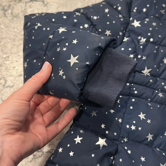 Kids Starry Night Puffer Jacket - Picture 2 of 11
